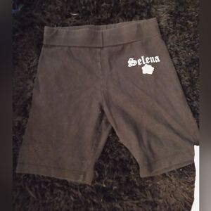 Selena Women's Classic Black Bike Shorts